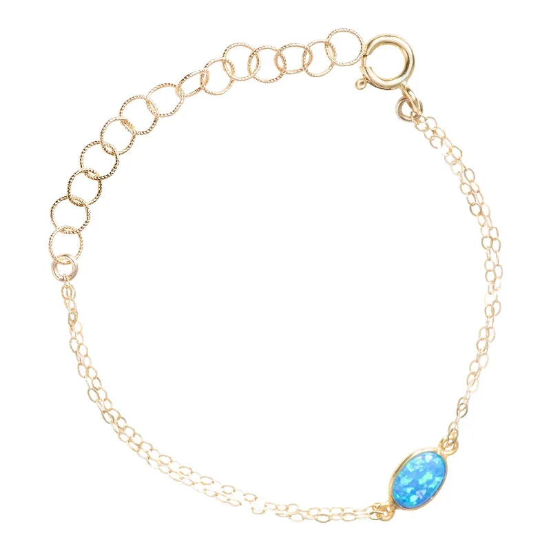 Premium Jewelry At Promotional Prices – Shine Today Gemstone Bracelet in Blue Opal
