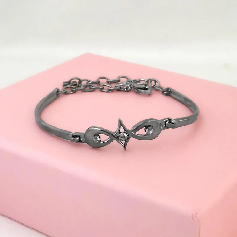 Exclusive Jewelry Markdowns – Limited-Time Offer Kriaa Black Plated Austrian Stone Bracelet - 1400558