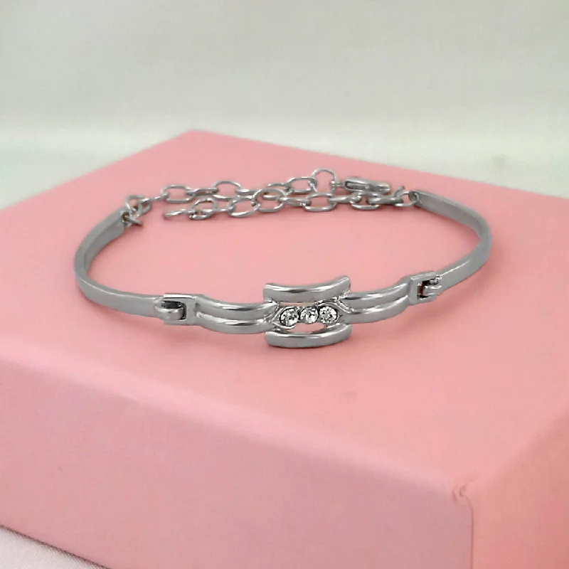 Big Discounts On Elegant Jewelry Collections Kriaa Silver Plated Austrian Stone Bracelet - 1400554A Big Discounts On Elegant Jewelry Collections Kriaa Silver Plated Austrian Stone Bracelet - 1400554A