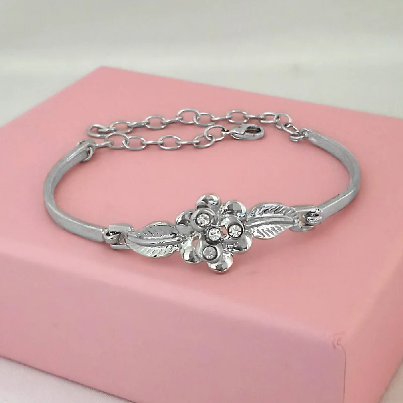 Must-Have Jewelry Pieces At Reduced Prices Kriaa Silver Plated Austrian Stone Bracelet - 1400560 Must-Have Jewelry Pieces At Reduced Prices Kriaa Silver Plated Austrian Stone Bracelet - 1400560