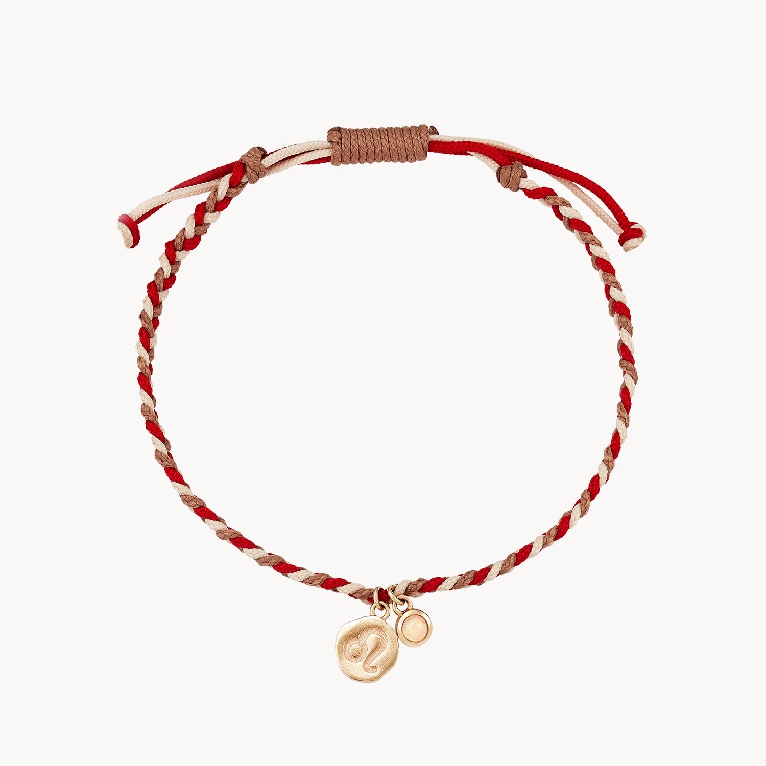 Timeless Jewelry Styles At Wallet-Friendly Prices leo zodiac bracelet fire element cord bracelet - 10k yellow gold, opal, cord Timeless Jewelry Styles At Wallet-Friendly Prices leo zodiac bracelet fire element cord bracelet - 10k yellow gold, opal, cord