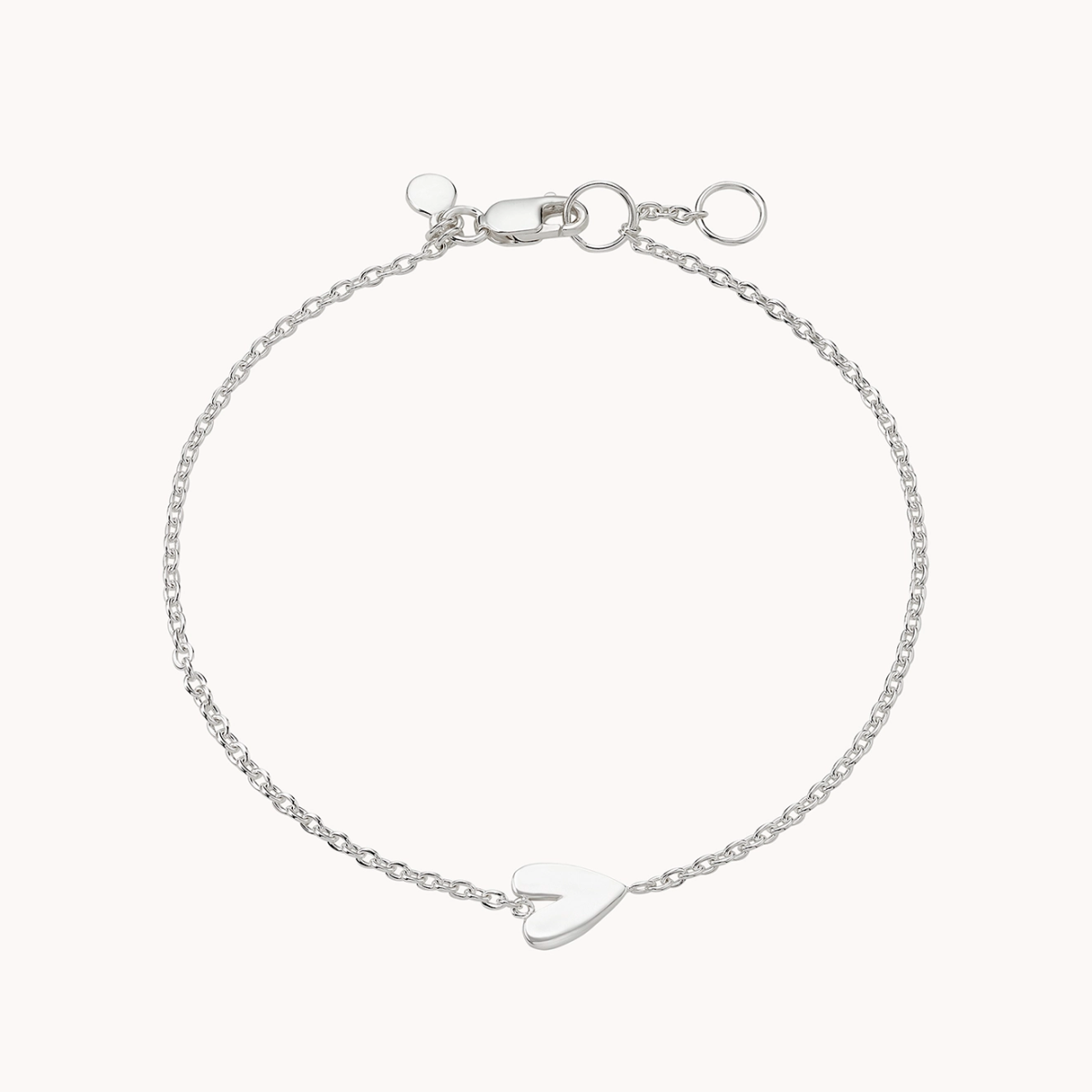 Fashion-Forward Jewelry At Incredible Prices lovely heart bracelet silver - sterling silver