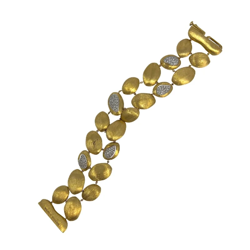 Discounted Jewelry For A Glamorous Look Marco Bicego Siviglia 0.69ct Diamond Oval Bead Bracelet