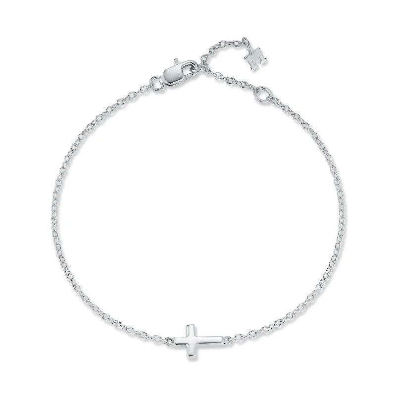Don't Miss These Dazzling Jewelry Discounts Mini Cross Bracelet