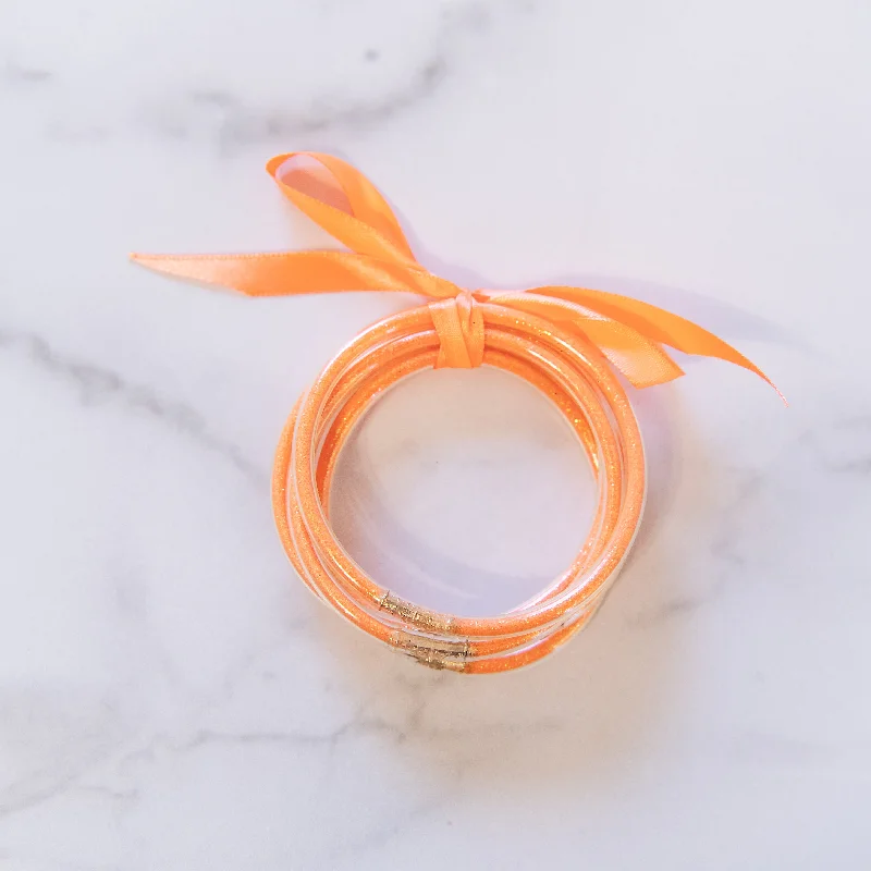 Limited-Stock Jewelry Sale – Once It's Gone, It's Gone Orange Party Bangles