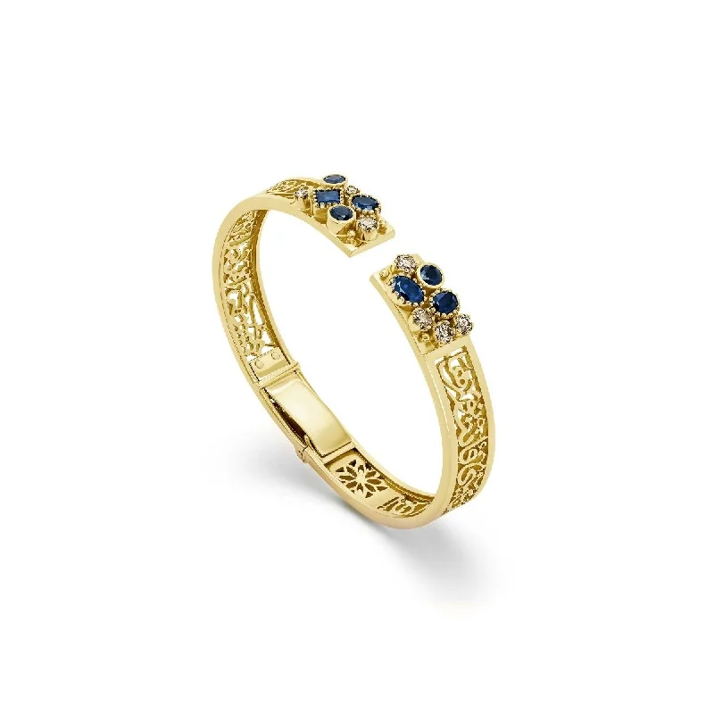 Dainty Floral Jewelry For Feminine Elegance Ottoman Bangle