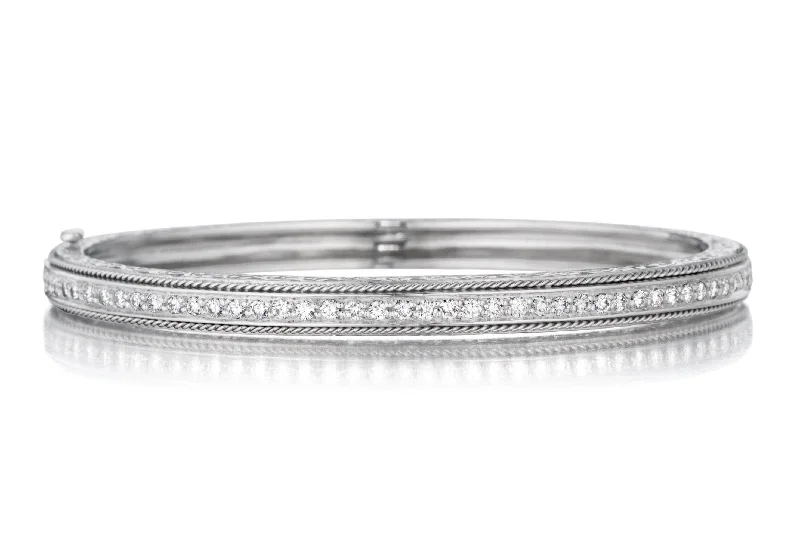 Celebrate Every Occasion With Sparkling Savings Penny Preville Large Engraved Stacking Bangle Bracelet