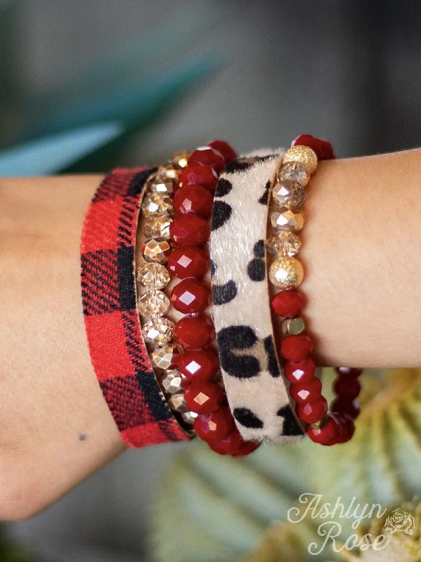 The Ultimate Jewelry Sale – Shop Premium Styles Southern Belle Bracelet Set, Red