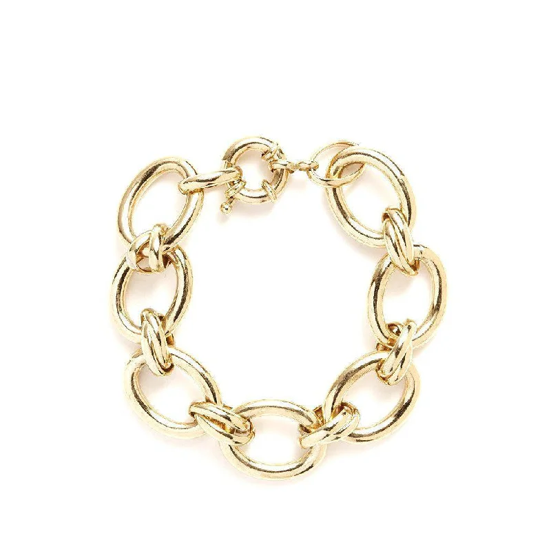 Flash Sale On Exquisite Jewelry – Don't Miss Out Classic Gold Link Bracelet