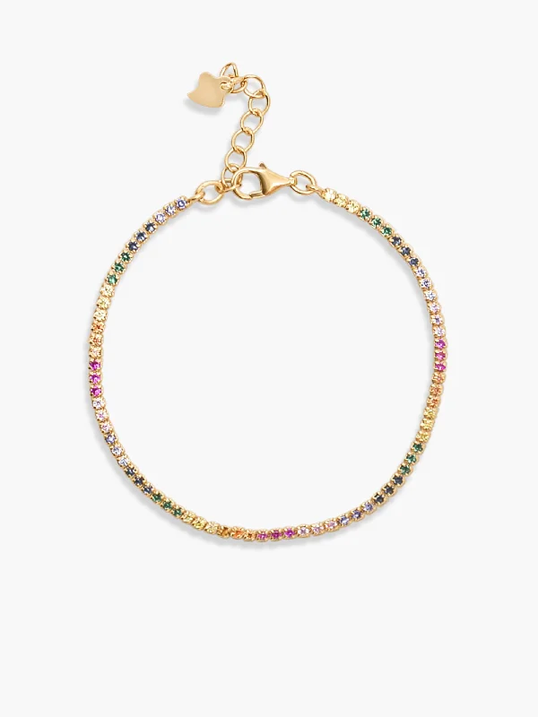 Bestselling Jewelry Now On Sale – Elevate Your Look Tennis Bracelet - Rainbow