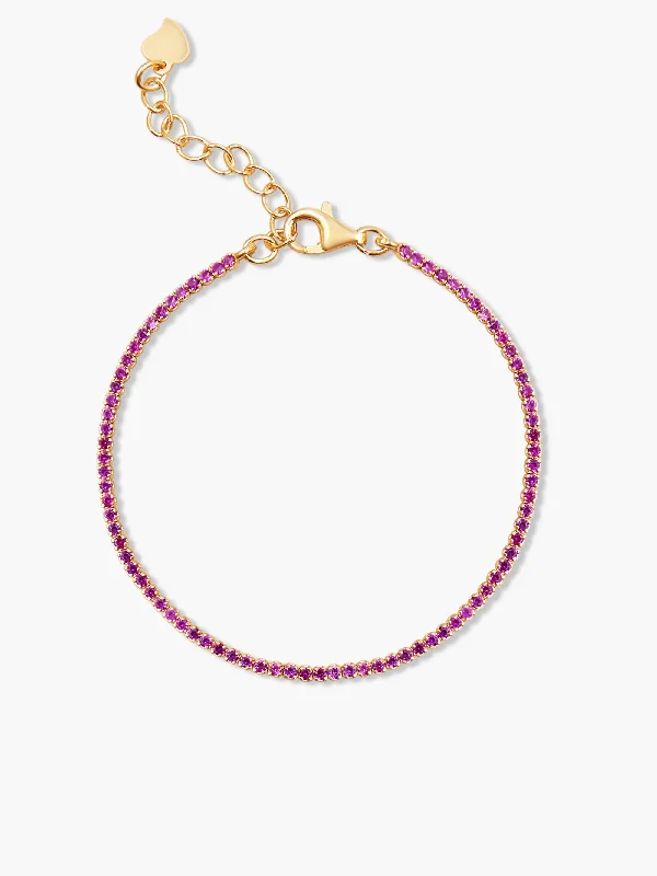 Premium Jewelry Now Available At Special Discounts Tennis Bracelet - Pink
