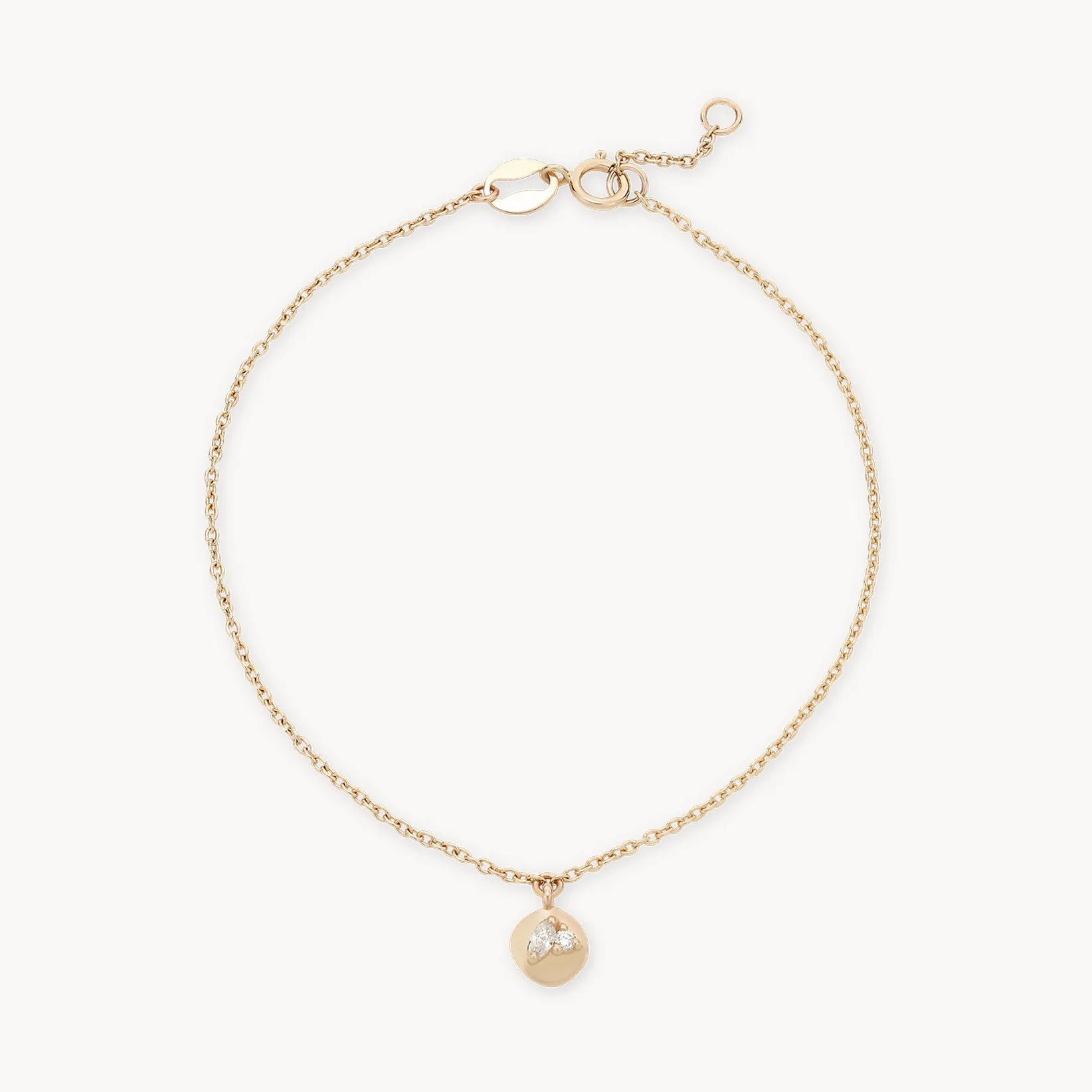 Special Offers On Handcrafted And Designer Jewelry the kindred spirits lean on me medallion bracelet - 14k yellow gold, diamonds
