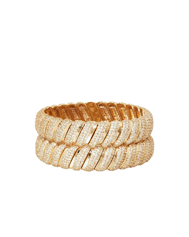 Chic And Stylish Jewelry At Exclusive Prices The Pavé Big Cobra Bracelets
