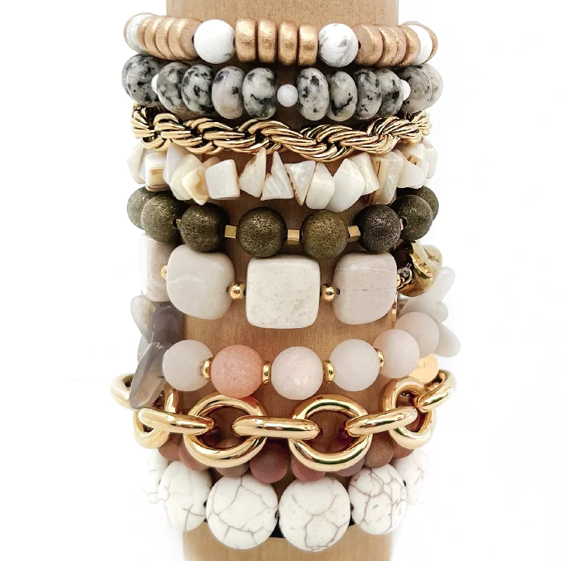 Seasonal Jewelry Sale – Upgrade Your Style Today Light Neutrals Bracelet Collection Seasonal Jewelry Sale – Upgrade Your Style Today Light Neutrals Bracelet Collection