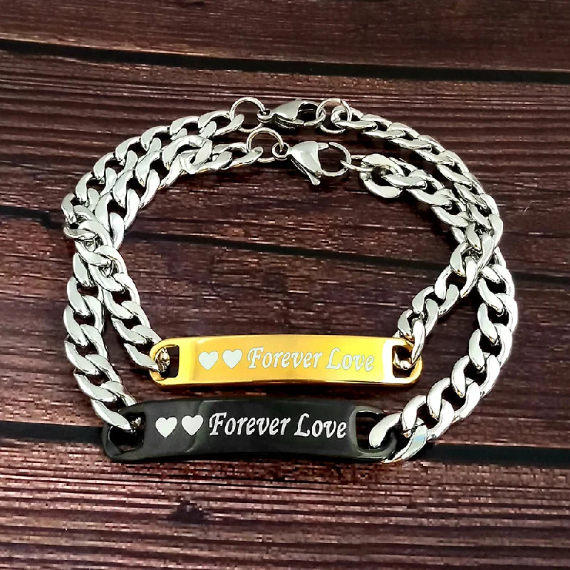 Dazzle With Discounts – Shop Jewelry On Sale Urbana Rhodium Plated Bracelet Combo Of Never Ending Love Dazzle With Discounts – Shop Jewelry On Sale Urbana Rhodium Plated Bracelet Combo Of Never Ending Love