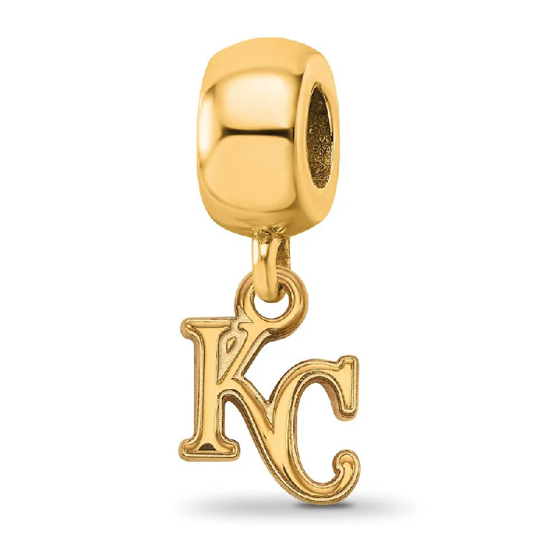 Premium Jewelry At Promotional Prices – Shine Today 14KY Gold Plated Sterling Silver MLB Kansas City Royals XS Dangle Bead Premium Jewelry At Promotional Prices – Shine Today 14KY Gold Plated Sterling Silver MLB Kansas City Royals XS Dangle Bead