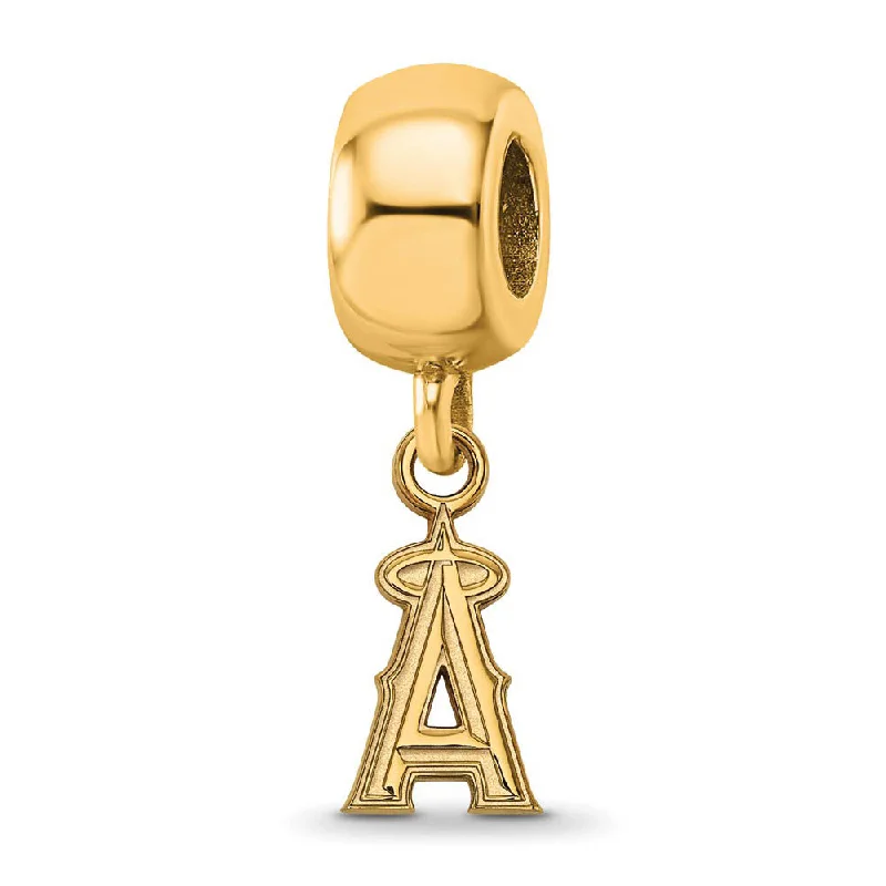Big Savings On Your Favorite Jewelry Pieces 14KY Gold Plated Sterling Silver MLB Los Angeles Angels XS Dangle Bead Big Savings On Your Favorite Jewelry Pieces 14KY Gold Plated Sterling Silver MLB Los Angeles Angels XS Dangle Bead