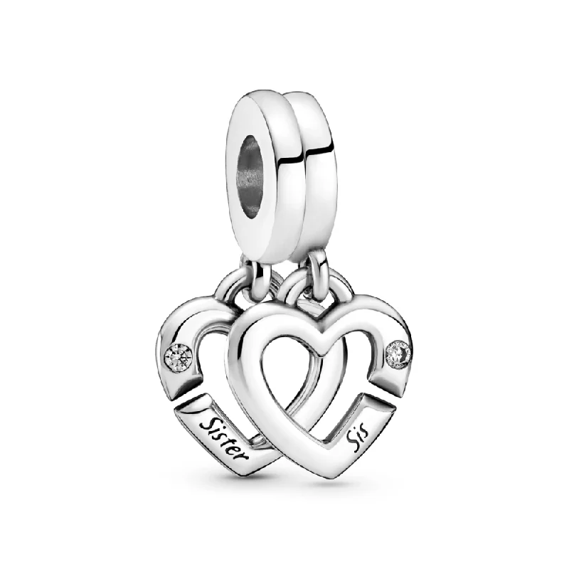 Special Jewelry Deals – Upgrade Your Collection Linked Sister Hearts Split Dangle Charm Special Jewelry Deals – Upgrade Your Collection Linked Sister Hearts Split Dangle Charm