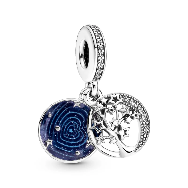 Personalized Jewelry Sale – Meaningful Gifts At Great Prices Double Dangle Tree & Galaxy Moon Charm Personalized Jewelry Sale – Meaningful Gifts At Great Prices Double Dangle Tree & Galaxy Moon Charm