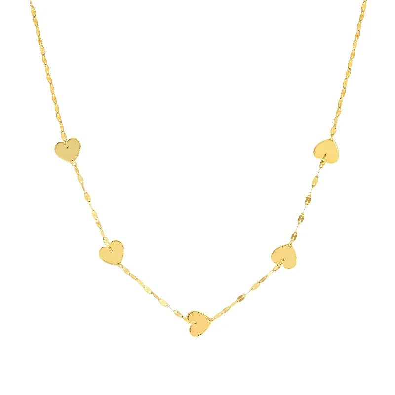 Shop Jewelry That Shines Without The High Price Adjustable Five Heart Stations Necklace Shop Jewelry That Shines Without The High Price Adjustable Five Heart Stations Necklace