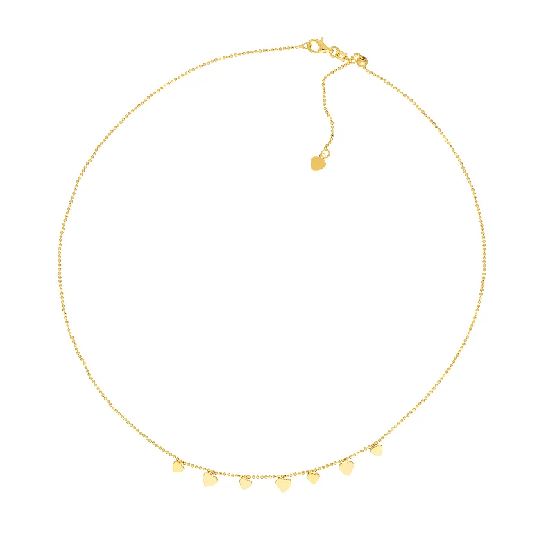 Jewelry Deals That Sparkle – Shop Today Alternating Hearts Bead Chain Choker