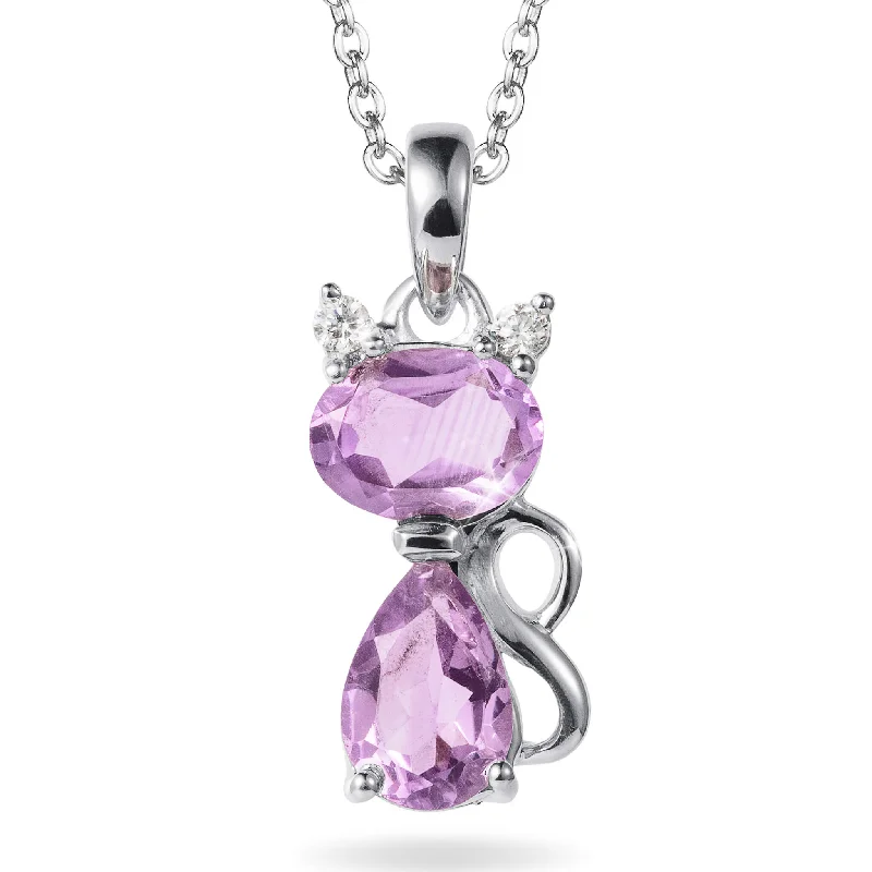 Must-Have Jewelry At Irresistible Discounts Amethyst Purrfection Pendant