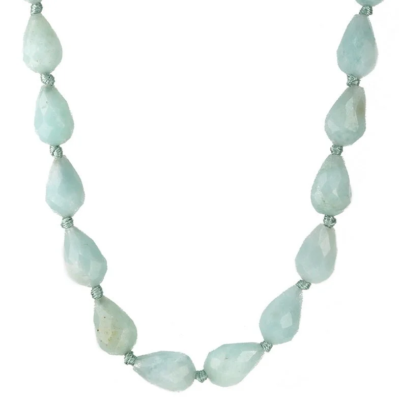 Timeless Jewelry Styles At Wallet-Friendly Prices Faceted Teardrop Amazonite Beaded Necklace Timeless Jewelry Styles At Wallet-Friendly Prices Faceted Teardrop Amazonite Beaded Necklace