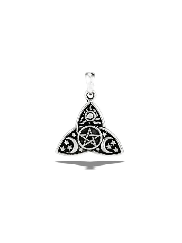 Sparkle In Style With Our Best Jewelry Deals Celestial Celtic Triquetra Pendant