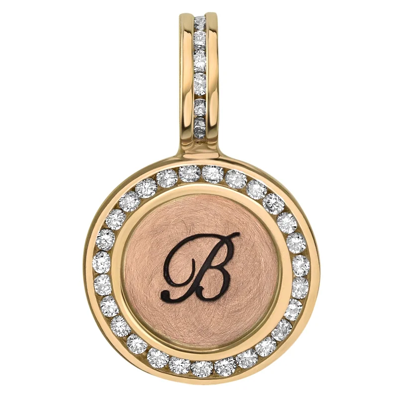Limited-Time Jewelry Sale – Elegant Styles At Less Initial Channel Set Round Charm Limited-Time Jewelry Sale – Elegant Styles At Less Initial Channel Set Round Charm
