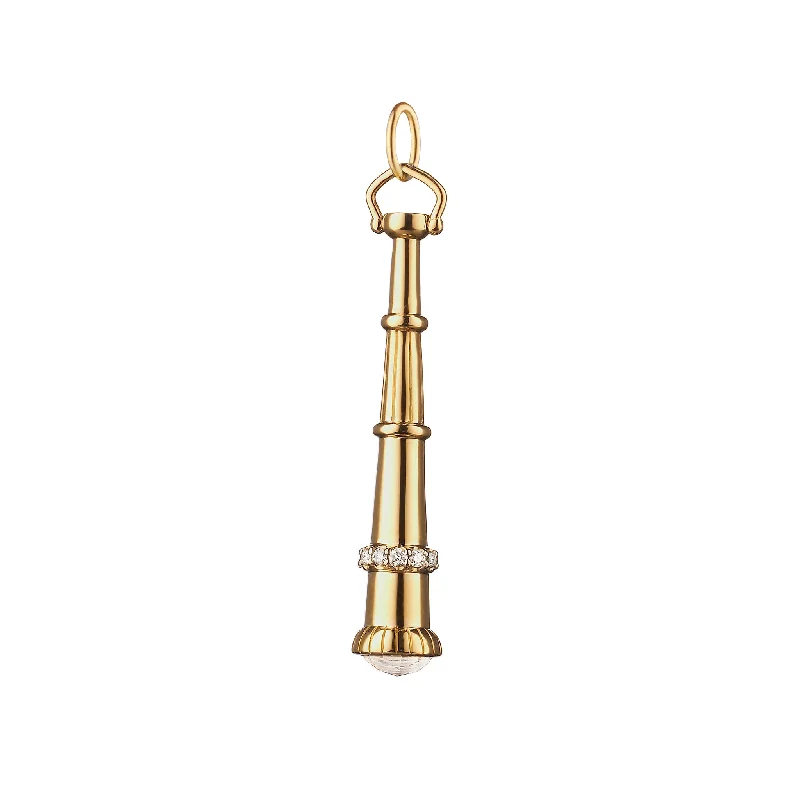 Last Chance To Grab Your Favorite Jewelry At A Discount "Curiosity" Telescope Charm with Diamonds Last Chance To Grab Your Favorite Jewelry At A Discount "Curiosity" Telescope Charm with Diamonds