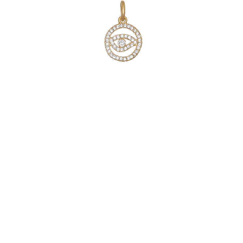 Gorgeous Jewelry, Limited-Time Savings Cutout Pavé Evil Eye - Gold