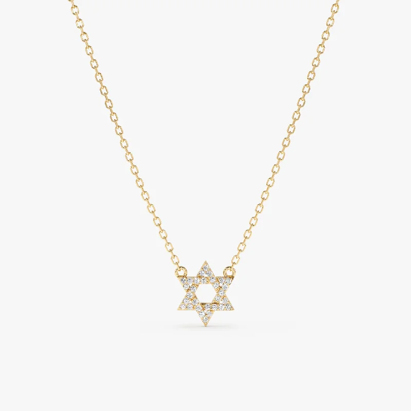 Breathtaking Jewelry, Breathtaking Prices Dainty Diamond Star of David Necklace, Adara Breathtaking Jewelry, Breathtaking Prices Dainty Diamond Star of David Necklace, Adara