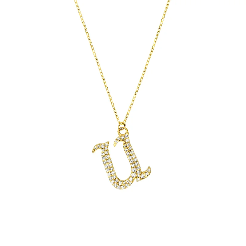 Handmade Pearl Jewelry For Timeless Elegance Diamond Gothic U Necklace