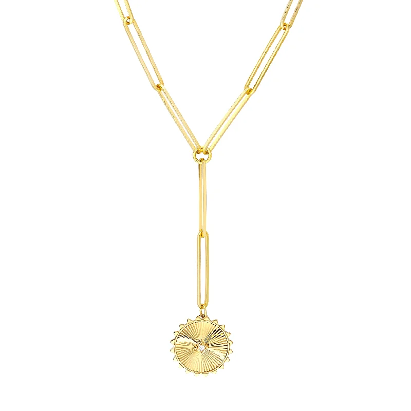 Luxury Meets Affordability – Jewelry Sale Live Now Diamond Radiant Medallion Paper Clip Lariat Necklace Luxury Meets Affordability – Jewelry Sale Live Now Diamond Radiant Medallion Paper Clip Lariat Necklace