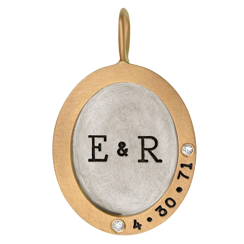 Bestselling Jewelry At Special Promotional Rates Double Initial And Date Oval Charm Bestselling Jewelry At Special Promotional Rates Double Initial And Date Oval Charm