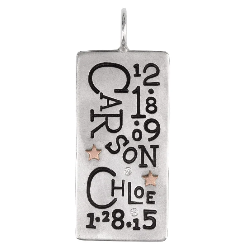 Unmissable Jewelry Sale – Shop Before It's Too Late Double Name and Date ID Tag