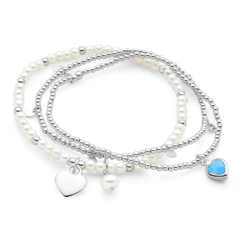 The Ultimate Jewelry Sale – Exclusive Styles At Great Prices Dreamer Stack Bracelet (BRC1746-BRC1745-BRC1744)
