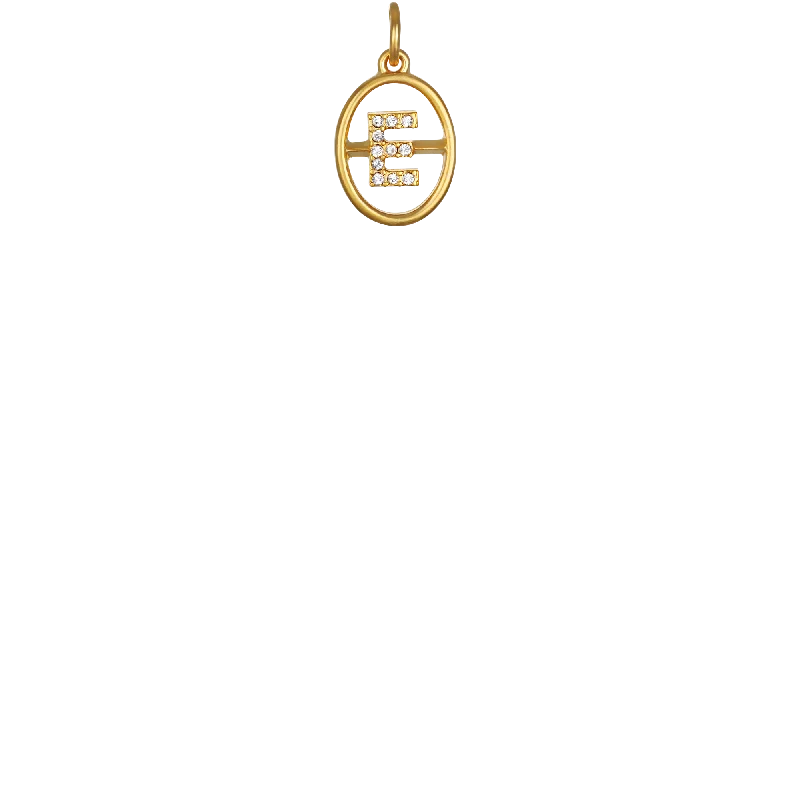 Get Ready To Sparkle – Special Jewelry Discounts "E" Chloe Initial - Gold