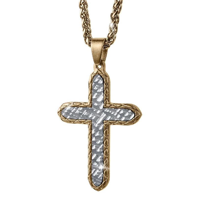 Modern Statement Jewelry For Bold Styling Etched Harmony Cross
