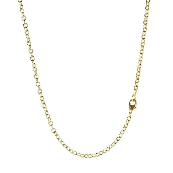 Elegant Jewelry Styles At Budget-Friendly Prices 18K Gold "Airy" Cable Chain in 18" Elegant Jewelry Styles At Budget-Friendly Prices 18K Gold "Airy" Cable Chain in 18"