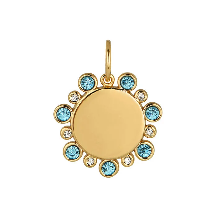 Eco-Friendly Sustainable Jewelry For Conscious Buyers Goldbug March Birthstone Pendant
