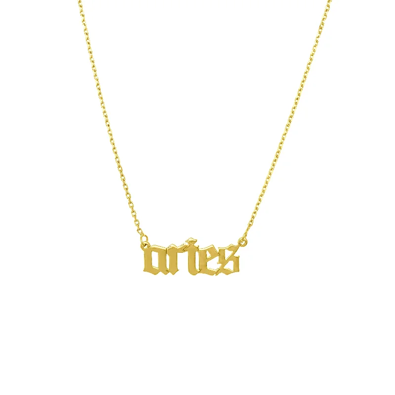 Elegant Designs, Unbeatable Discounts – Shop Jewelry Now Gothic Aries Nameplate Necklace Elegant Designs, Unbeatable Discounts – Shop Jewelry Now Gothic Aries Nameplate Necklace
