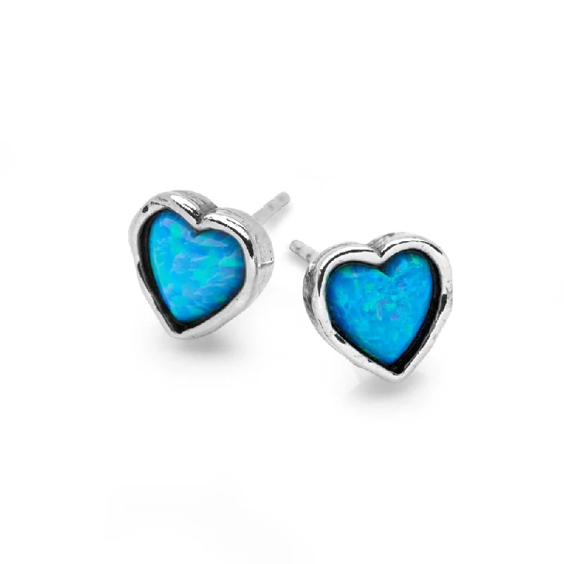 Elegant Jewelry Pieces At Unbelievable Prices Heart of Opal Studs