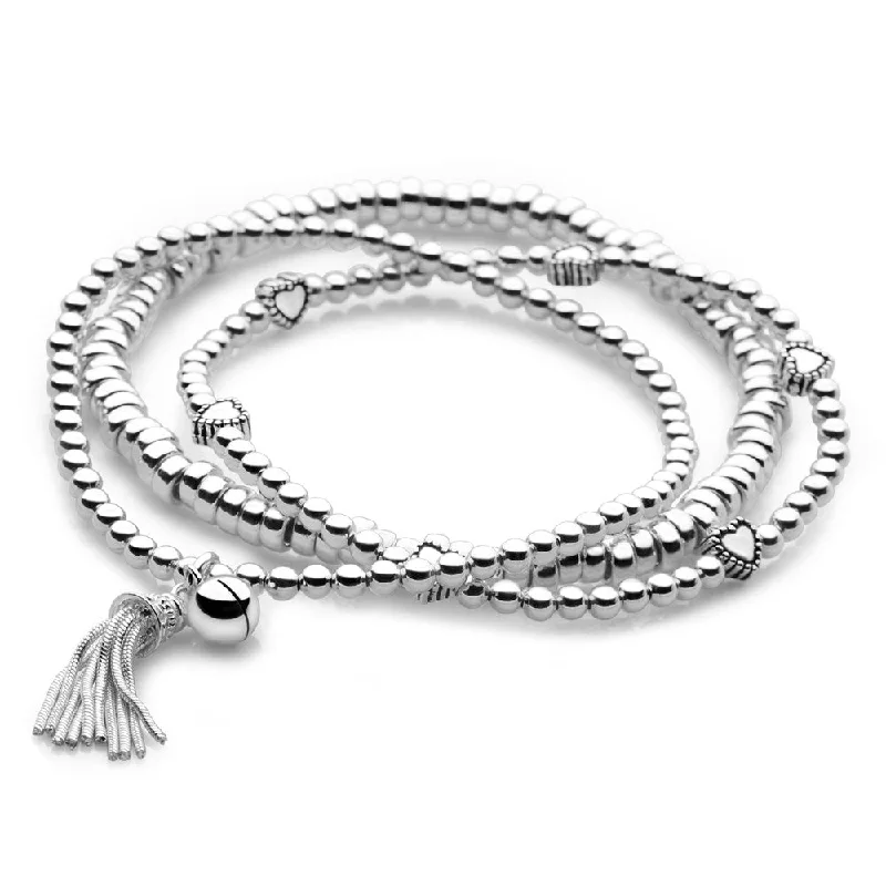 Affordable Elegance – Premium Jewelry At Special Prices Heart Strings Bracelet Stack