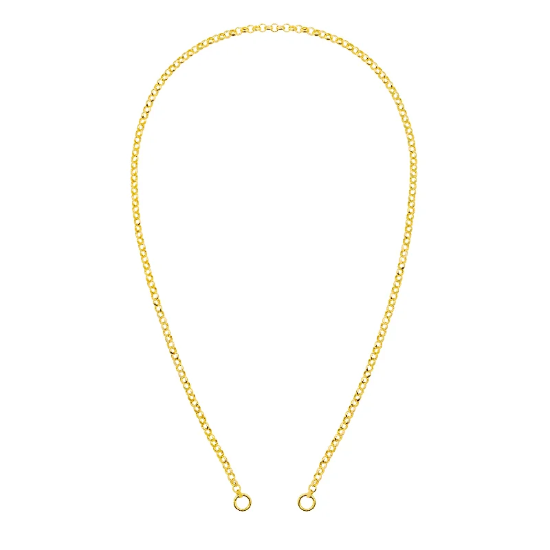 Huge Markdowns On Premium Jewelry Styles Hollow Rolo Split Chain