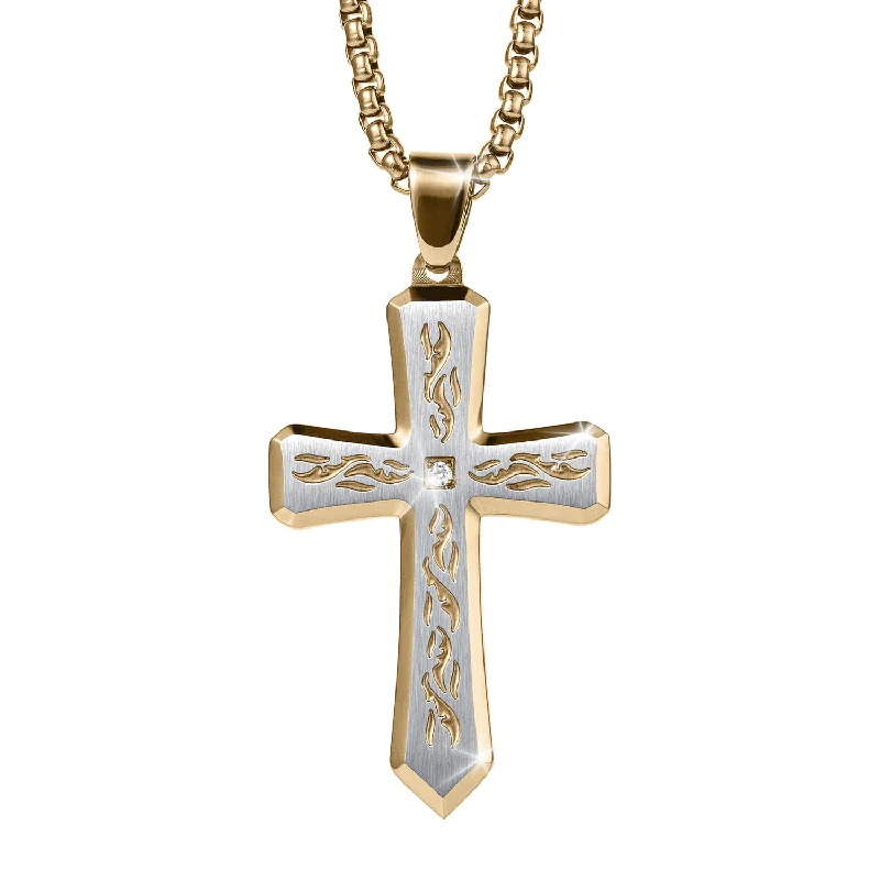 Trending Jewelry Now Available At Exclusive Prices Inscribed Men's Cross