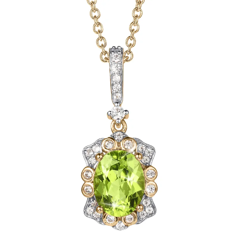Waterproof Stainless Steel Jewelry For Lasting Beauty Lumina Peridot Pendant