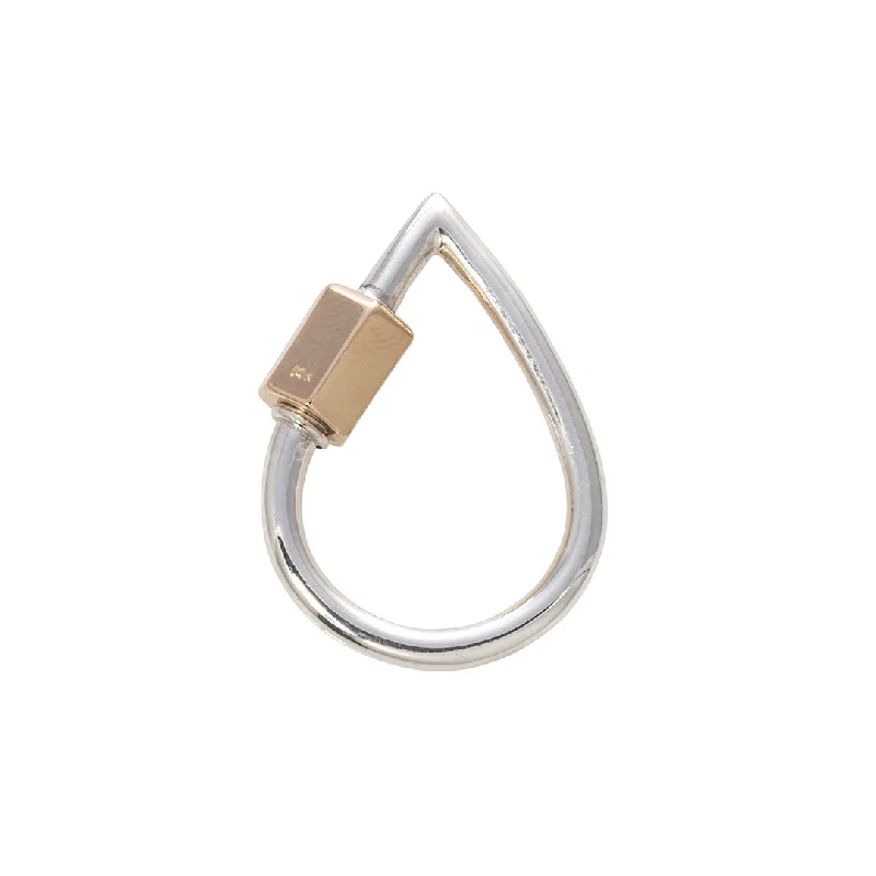 Luxury Jewelry Now At Special Promotional Rates Marla Aaron Silver & 14K Gold Drop Lock
