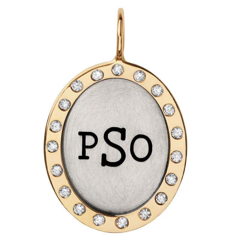 Limited-Stock Jewelry Sale – Once It's Gone, It's Gone Monogram Oval Charm