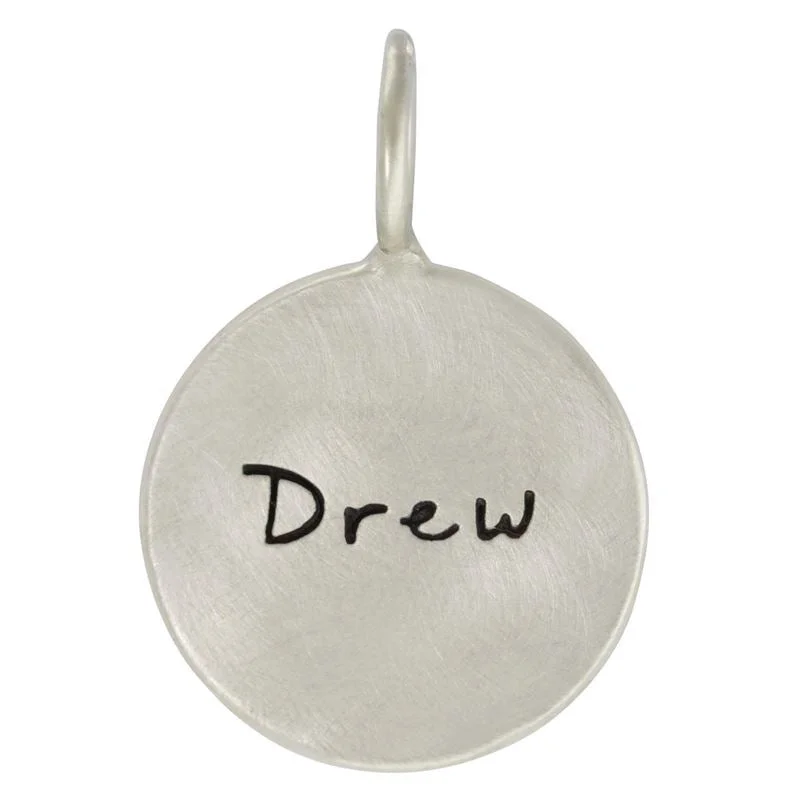 Flash Sale On Stunning Jewelry – Don't Miss Out Name Round Charm